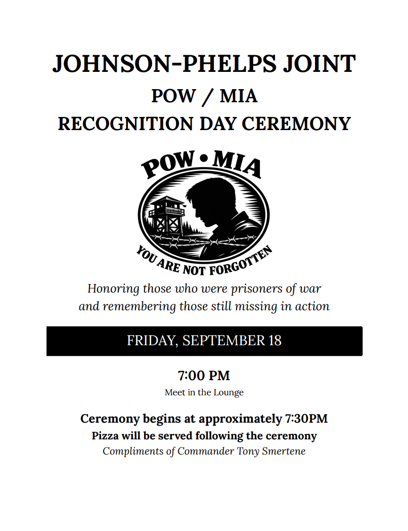 POW Recognition Day flyer